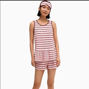 Kate Spade Sleeveless, Short Pajamas with Mask, XL